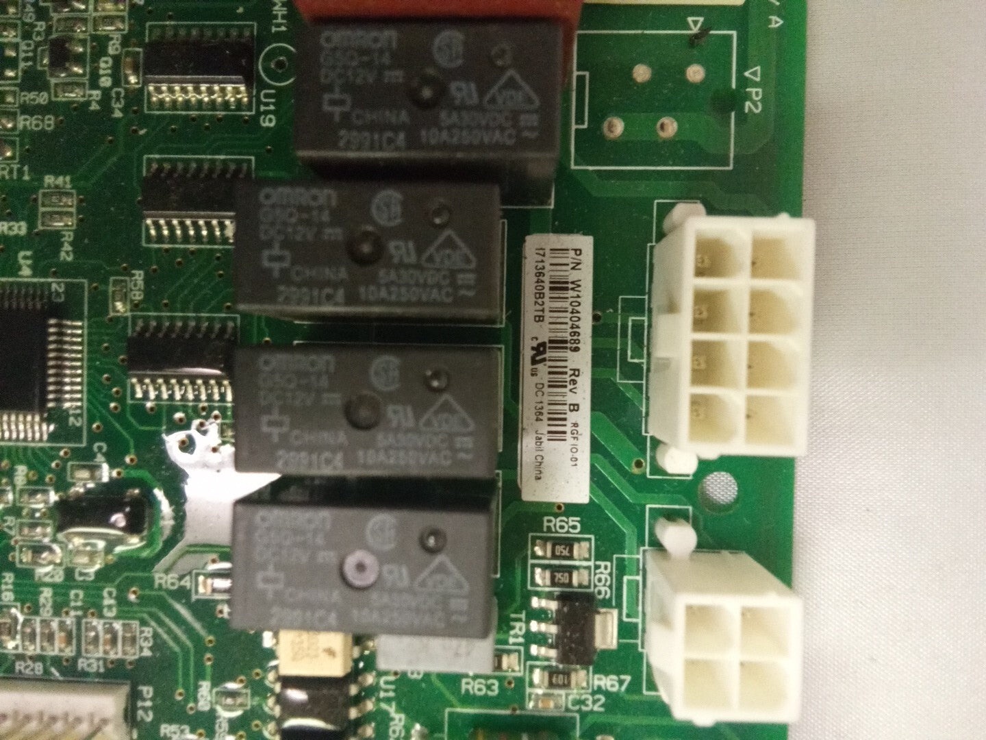 W10404689 Whirlpool Refrigerator Control Board AK-661