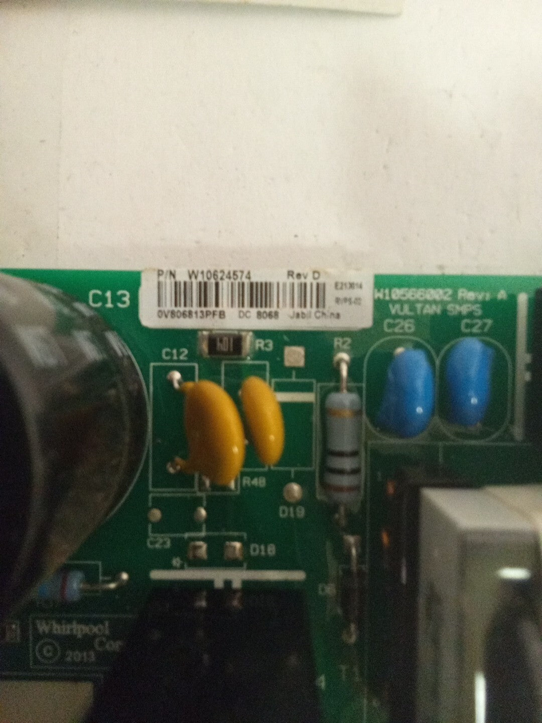 Whirlpool Fridge Control W10624574 AMK-209