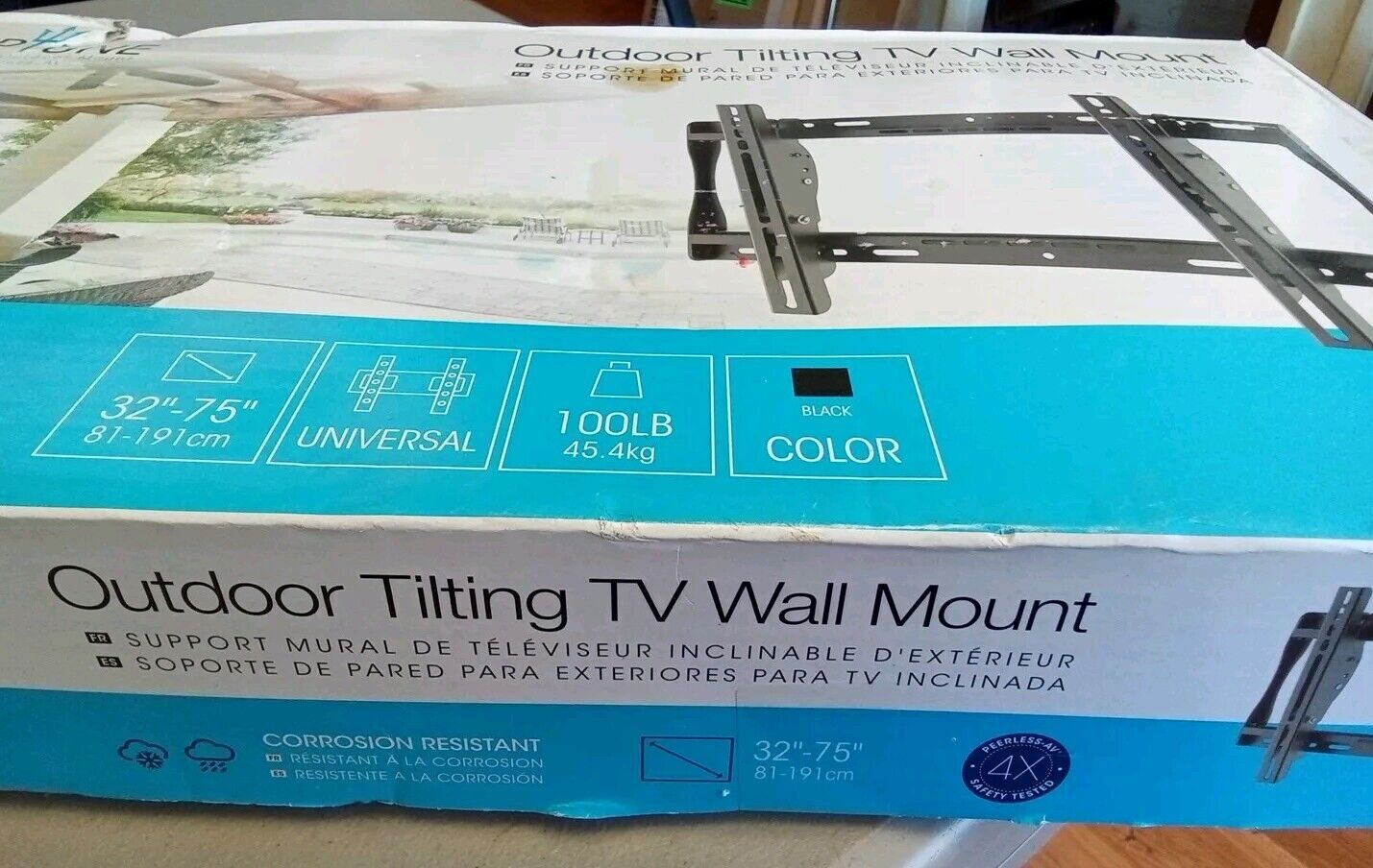 Peerless-AV Neptune Outdoor Universal Tilt Wall Mount for 32-75 Inch TVs - MAR1