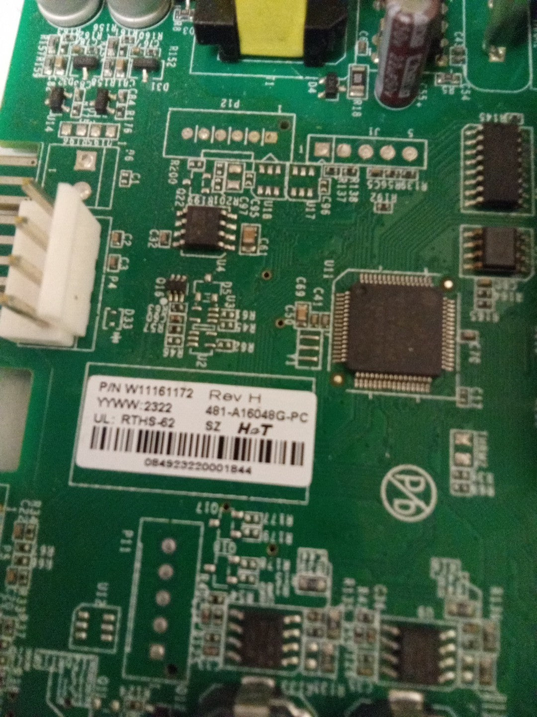 Whirlpool KitchenAid Maytag Refrigerator W11161172 Control Board AMK-281