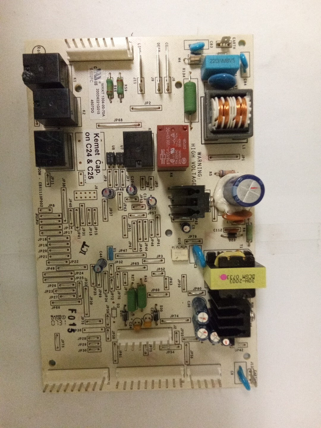 GE Refrigerator Control 200D6221G015 AK-924