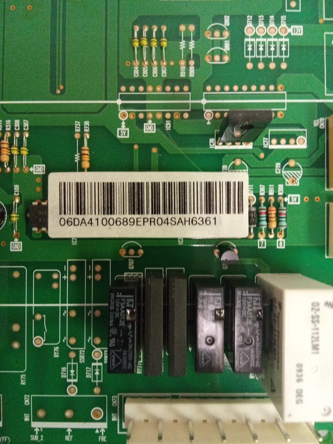 Samsung DA41-00689E Refrigerator Control Board AMK-684
