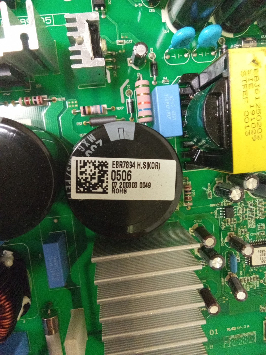 LG Refrigerator Control Board - Part Number EBR78940506 AMK-593