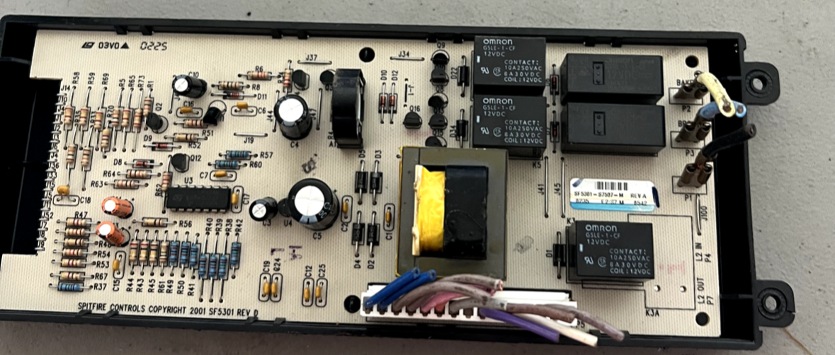 USED Frigidaire 316207507 Range Control Board SCM55