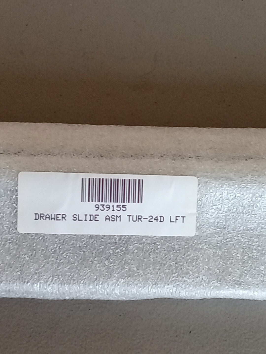 True 939155 Refrigerator Freezer Left Side Drawer Slide Assembly Tur-24d FR29