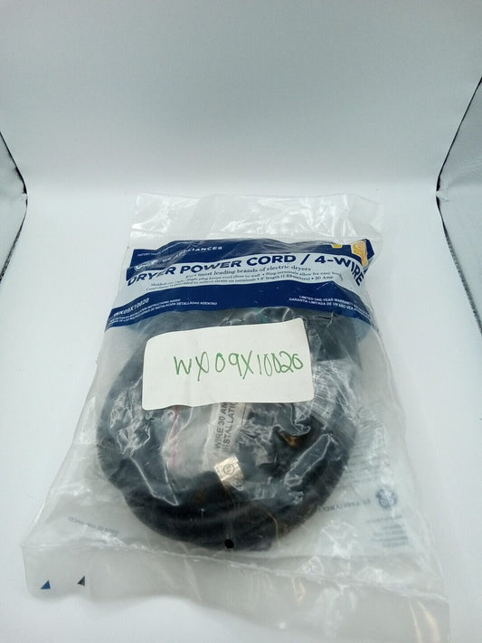 GE 4-Wire 30Amp Dryer Power Cord 6ft WX09X10020 SEA478 DR87