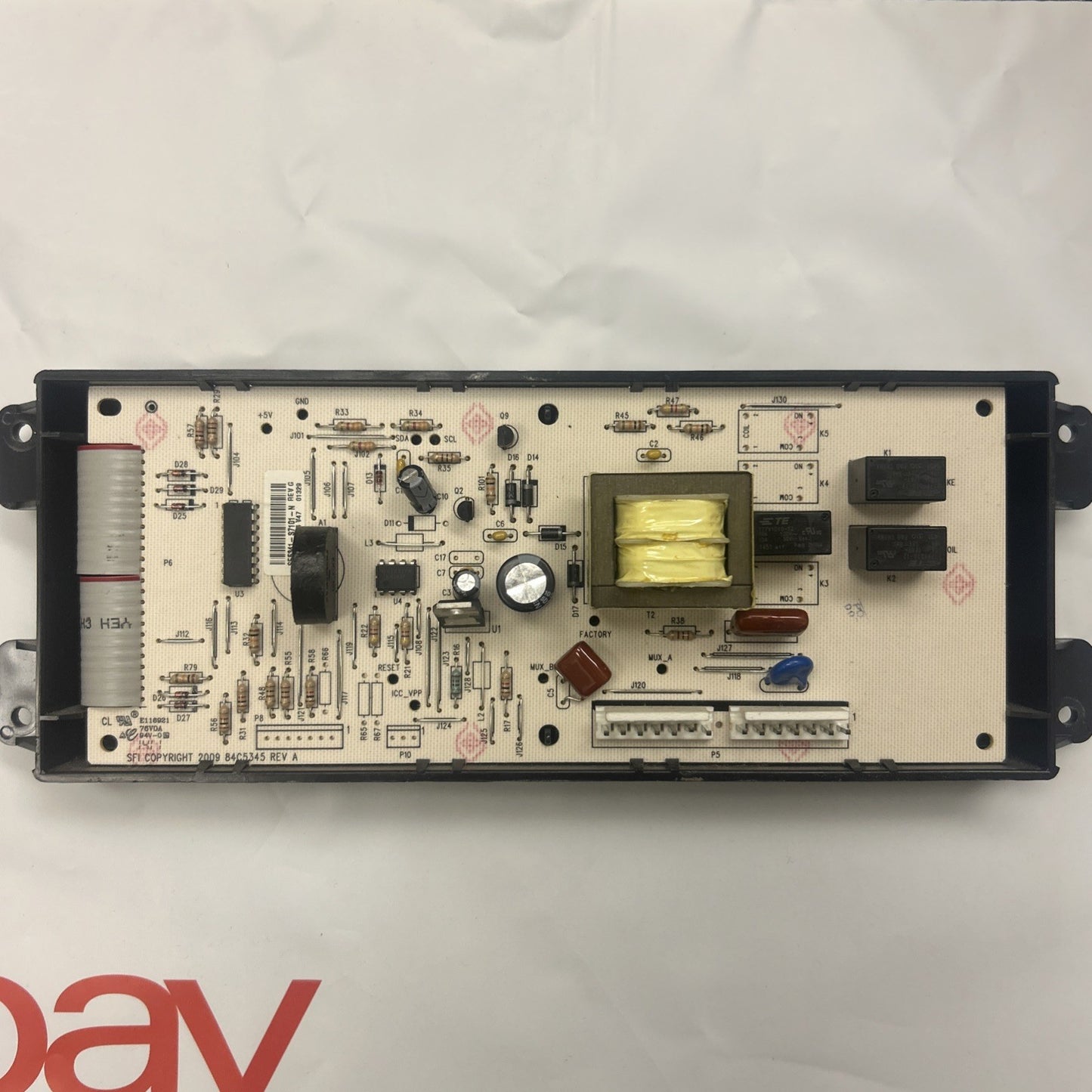 316557101 Frigidaire Oven Control Board White Overlay Used TM-220