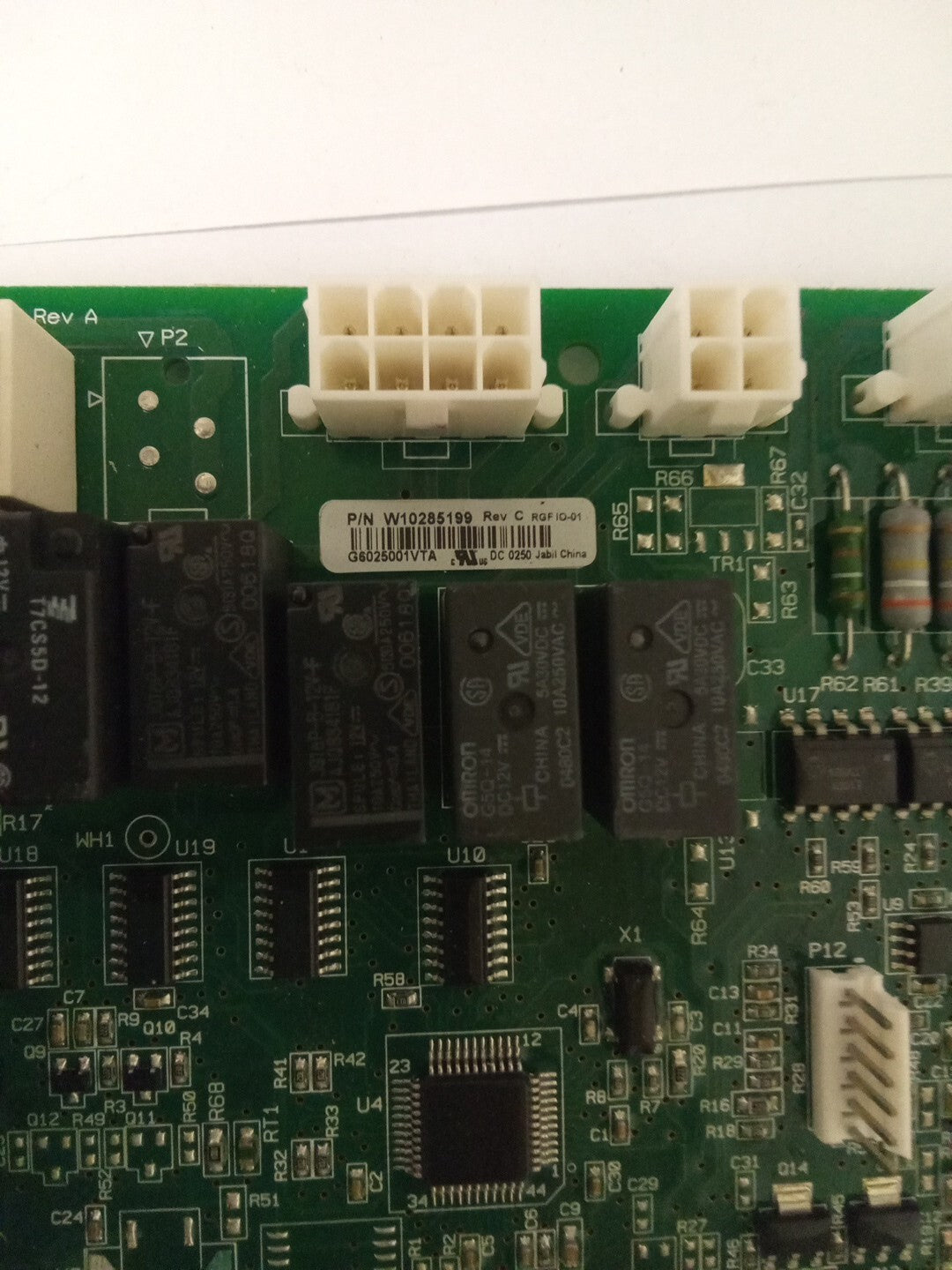 Whirlpool Refrigerator Control Board W10285199 AK-813