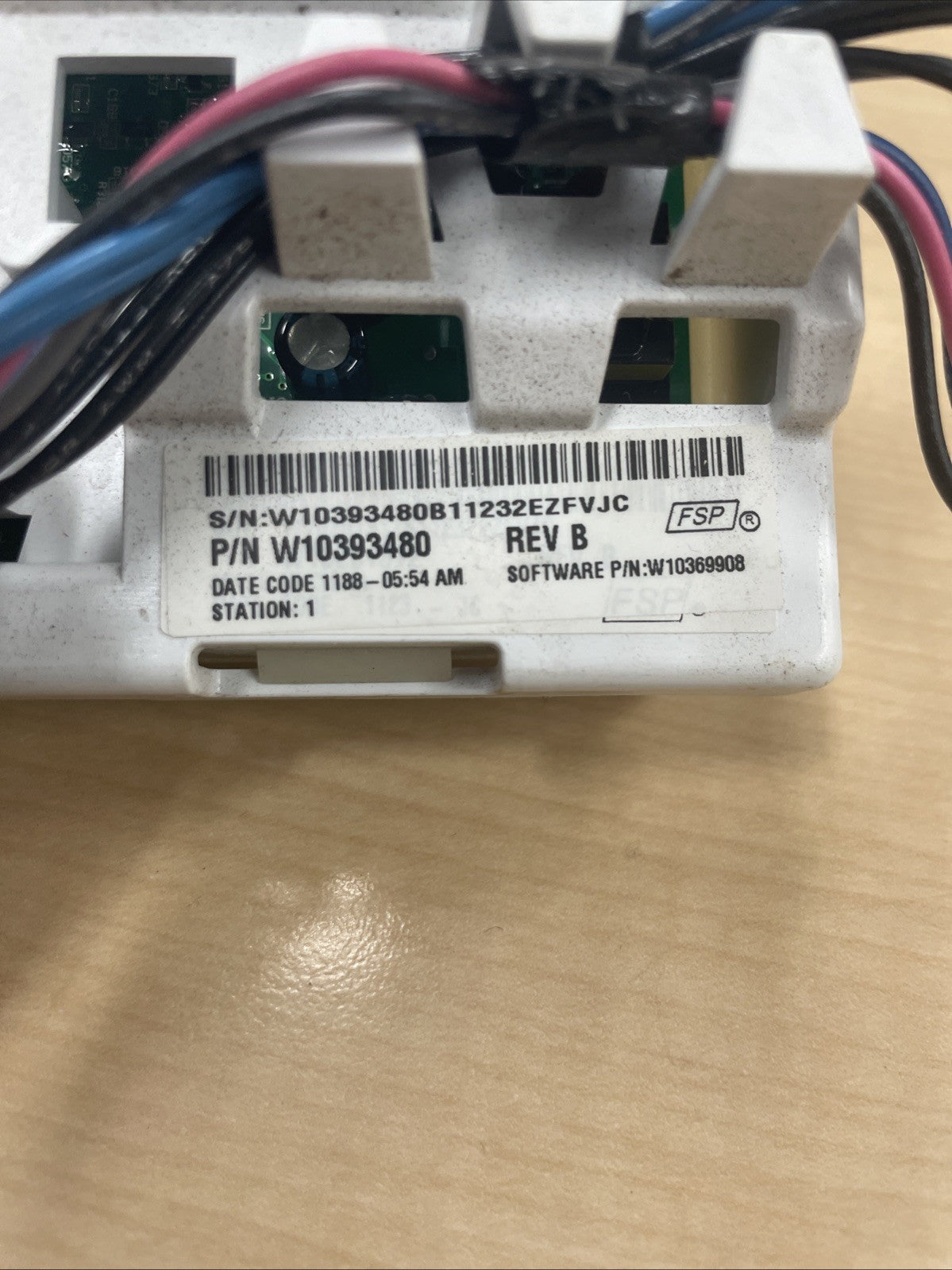 Whirlpool Washer Control Board W10393480 Rev B -BA4