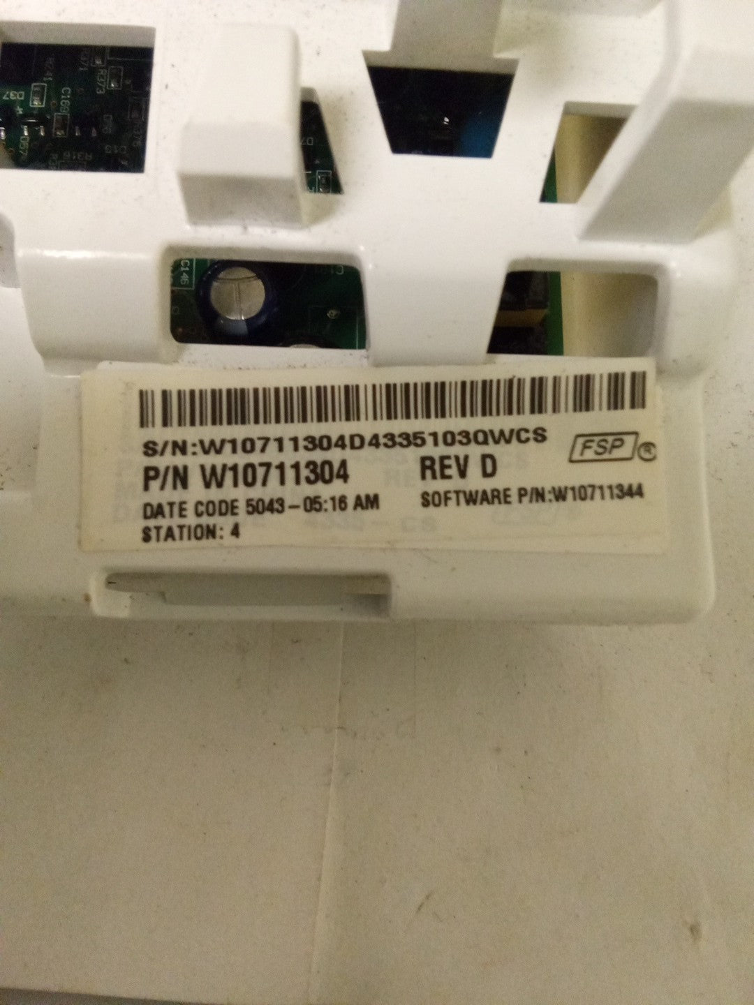 Whirlpool W10711304 Washer Control Board AMK-577