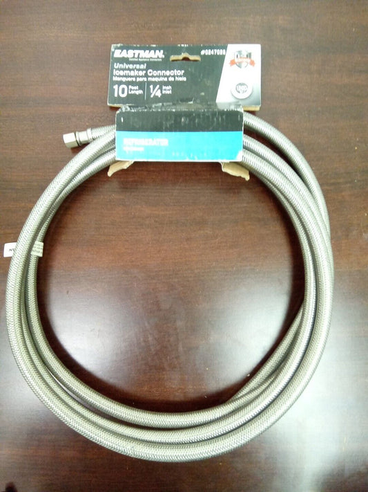 Eastman Universal Ice Maker Connector 10 ft length 1/4 Inch Inlet 0247028 Sea191