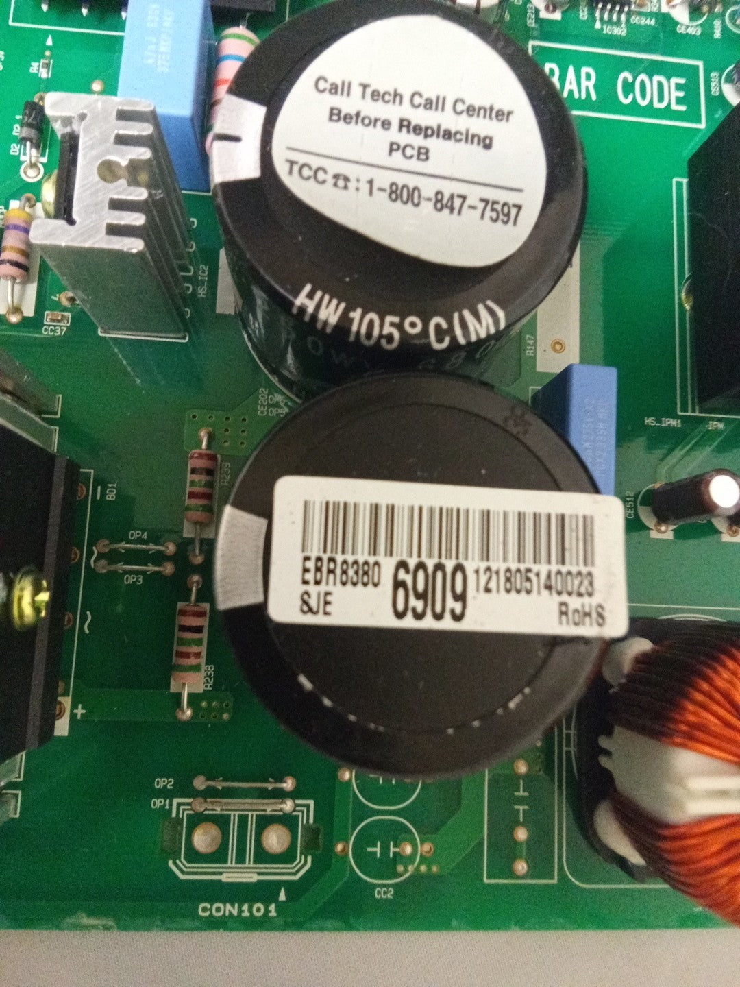 LG Refrigerator EBR83806909 Main Board AMK-412