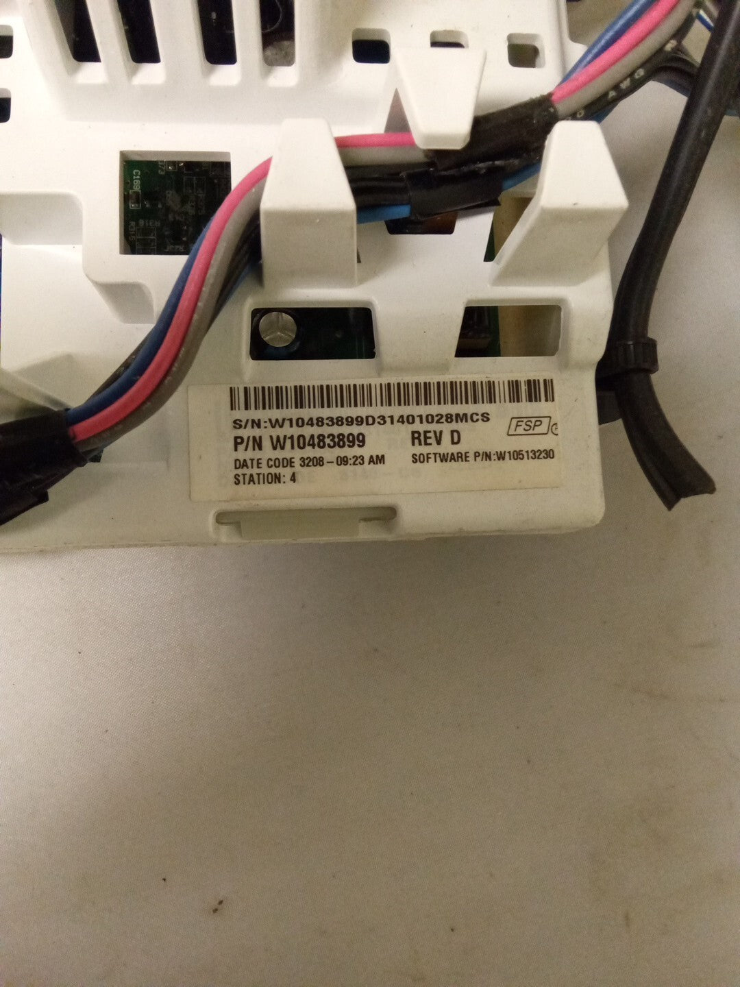 Washer Control Board W10483899 AK-528