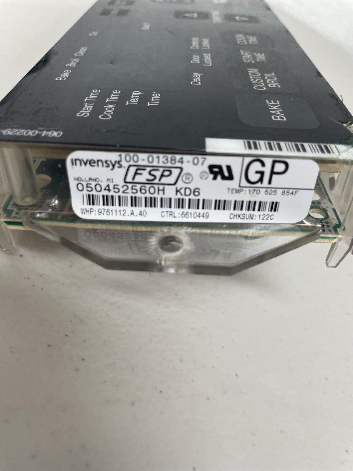 WP6610449  Whirlpool Range Control Board HSM6
