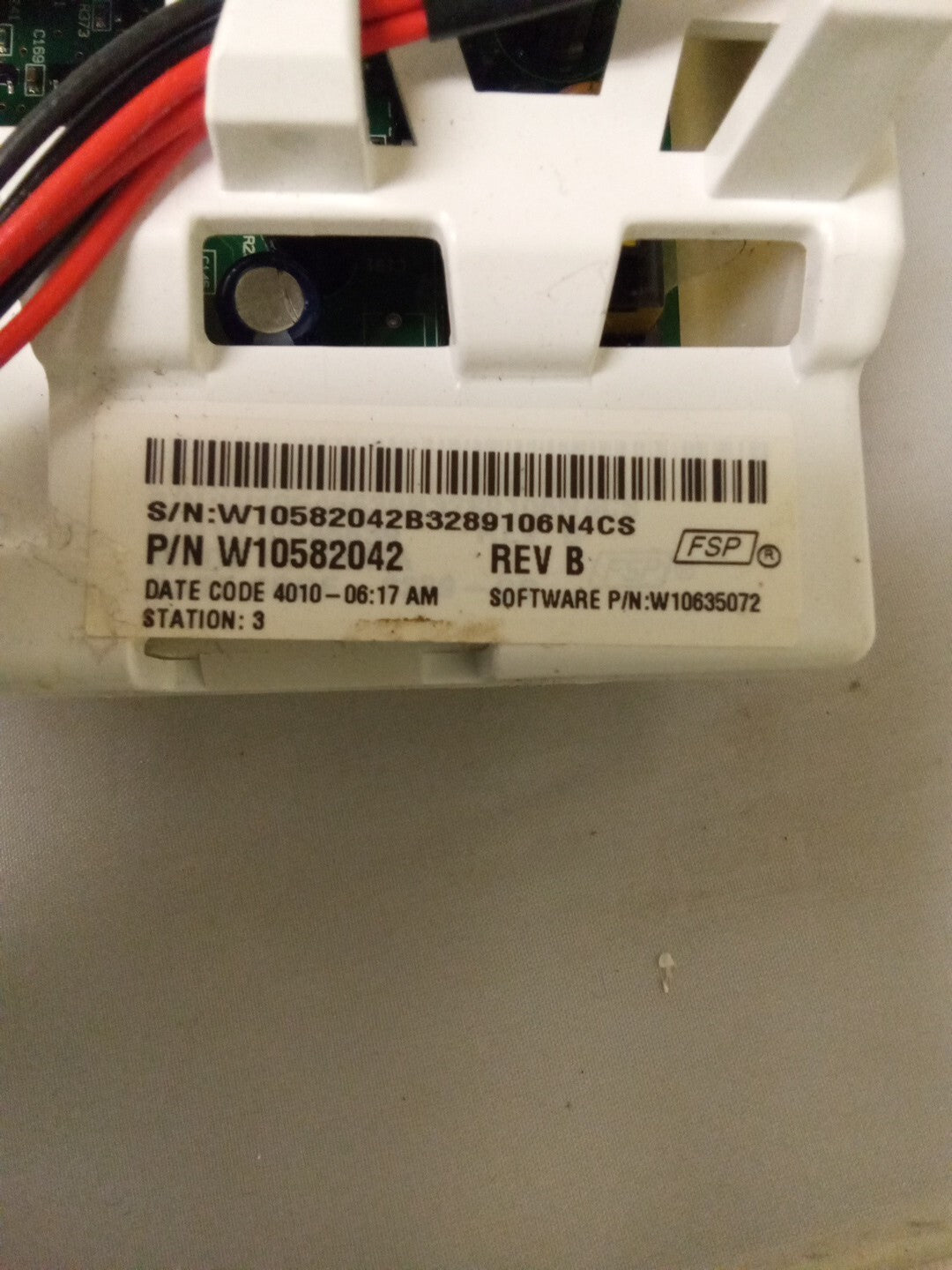 Whirlpool Washer Control Board W10582042 AK-508