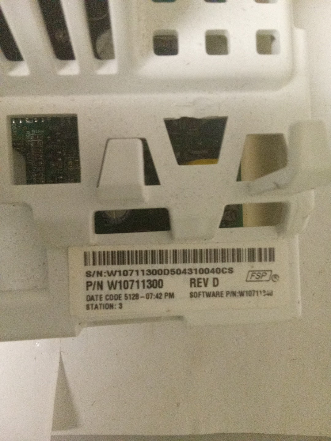 Whirlpool Washer Control Board W10711300 AMK-566