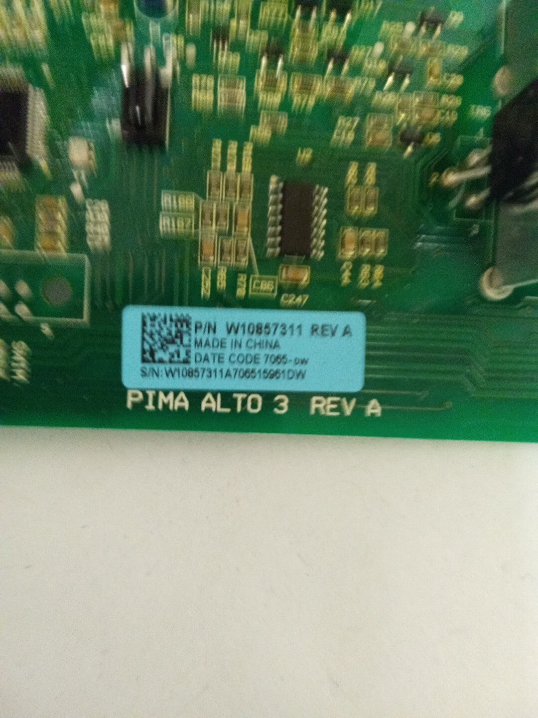 Whirlpool Washer Control Board W10857311 Rev A  AK-867