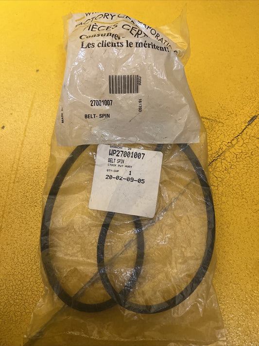 27001007 Washer Drive Belt for Amana Whirlpool 2200062 37820 40053602 WSH RM