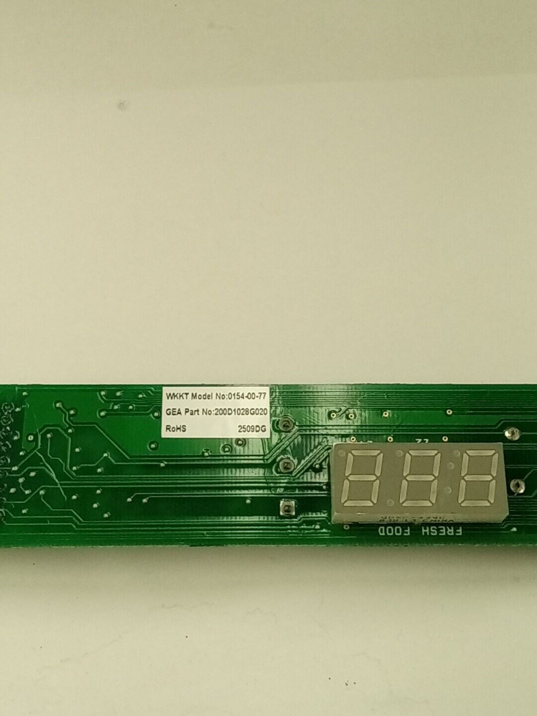 WR55X10684 GE BOARD ASM TEMP CONTROL 200d1028g020 Sea277