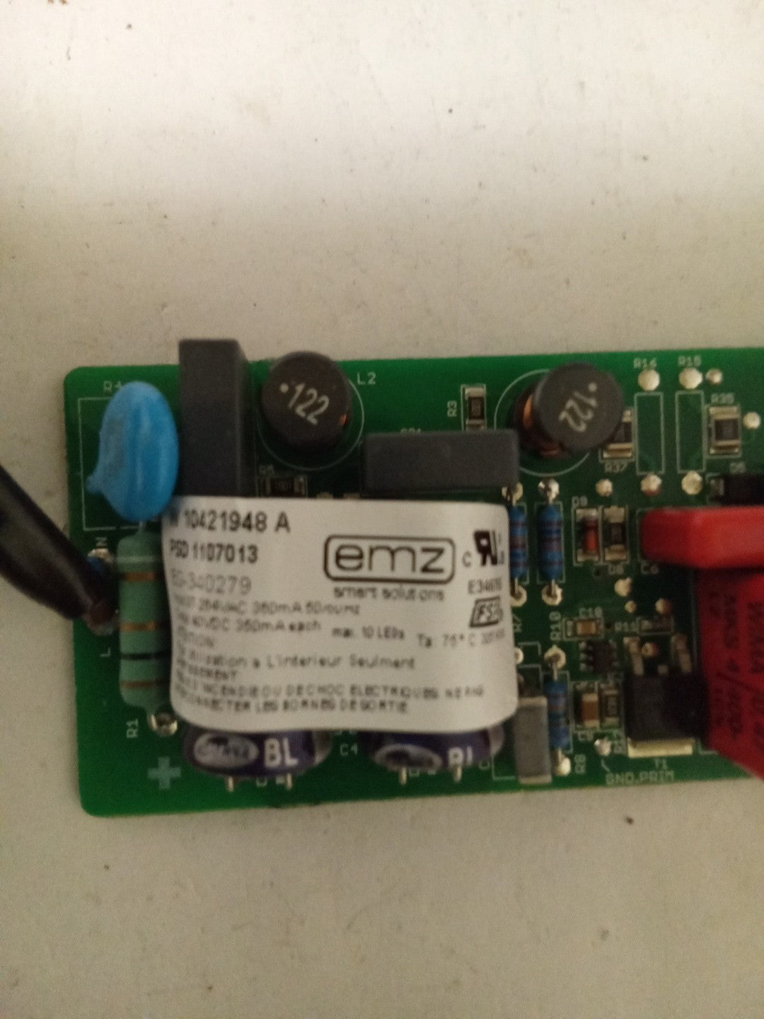 W10421948 Whirlpool Refrigerator Inverter AMK-620
