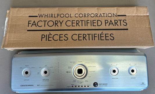 Genuine OEM Maytag Whirlpool Washer W10911081 Control Board Panel Trim Only WR77