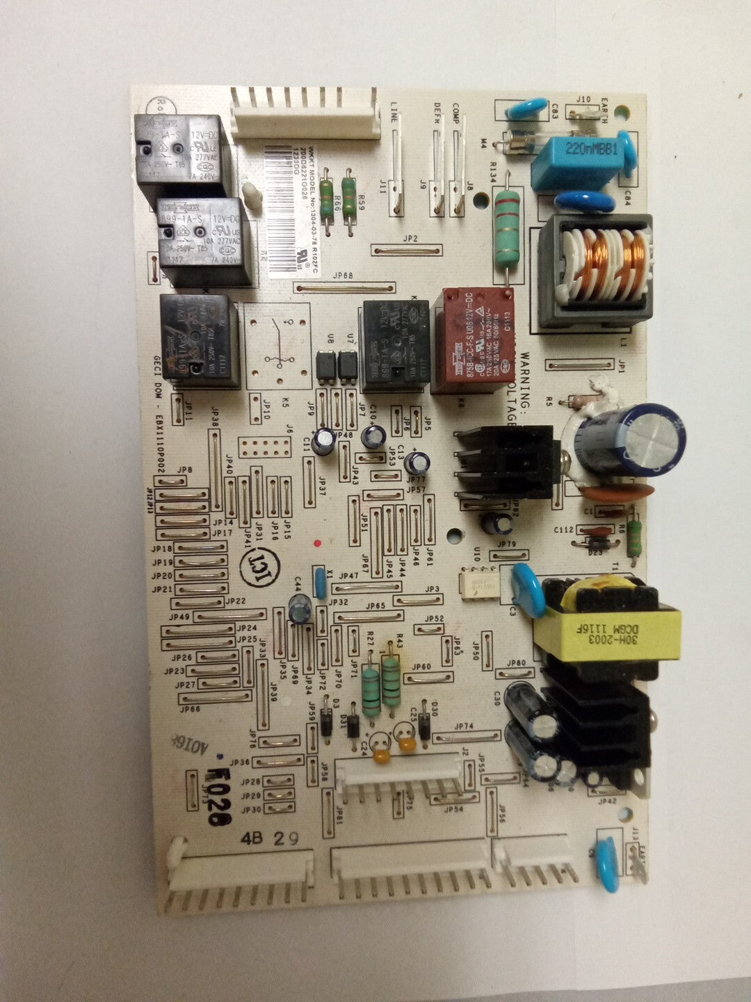 GE Refrigerator Control Board 2006221G028 AK-783