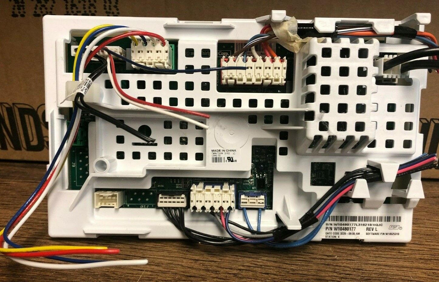 WHIRLPOOL WASHER CONTROL BOARD PART# W10480177 DC231