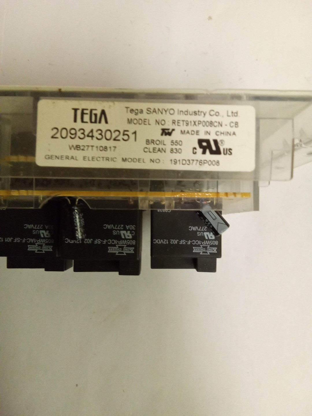 GE Range Control Board 191D3776P008 AMK-774