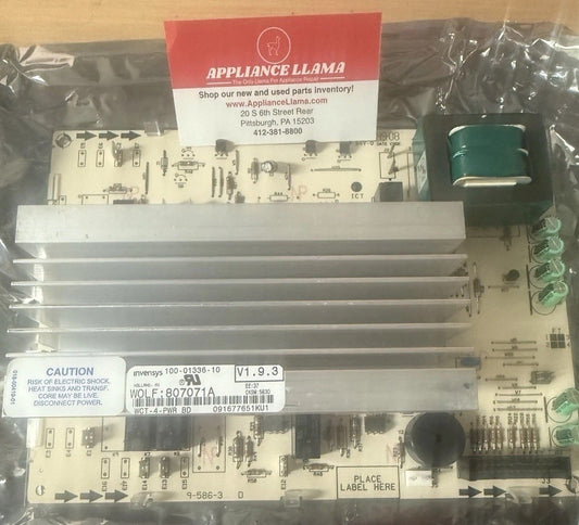 New in Box, Wolf Power Board for Cooktop, part # 815595 or 807071 OBX1