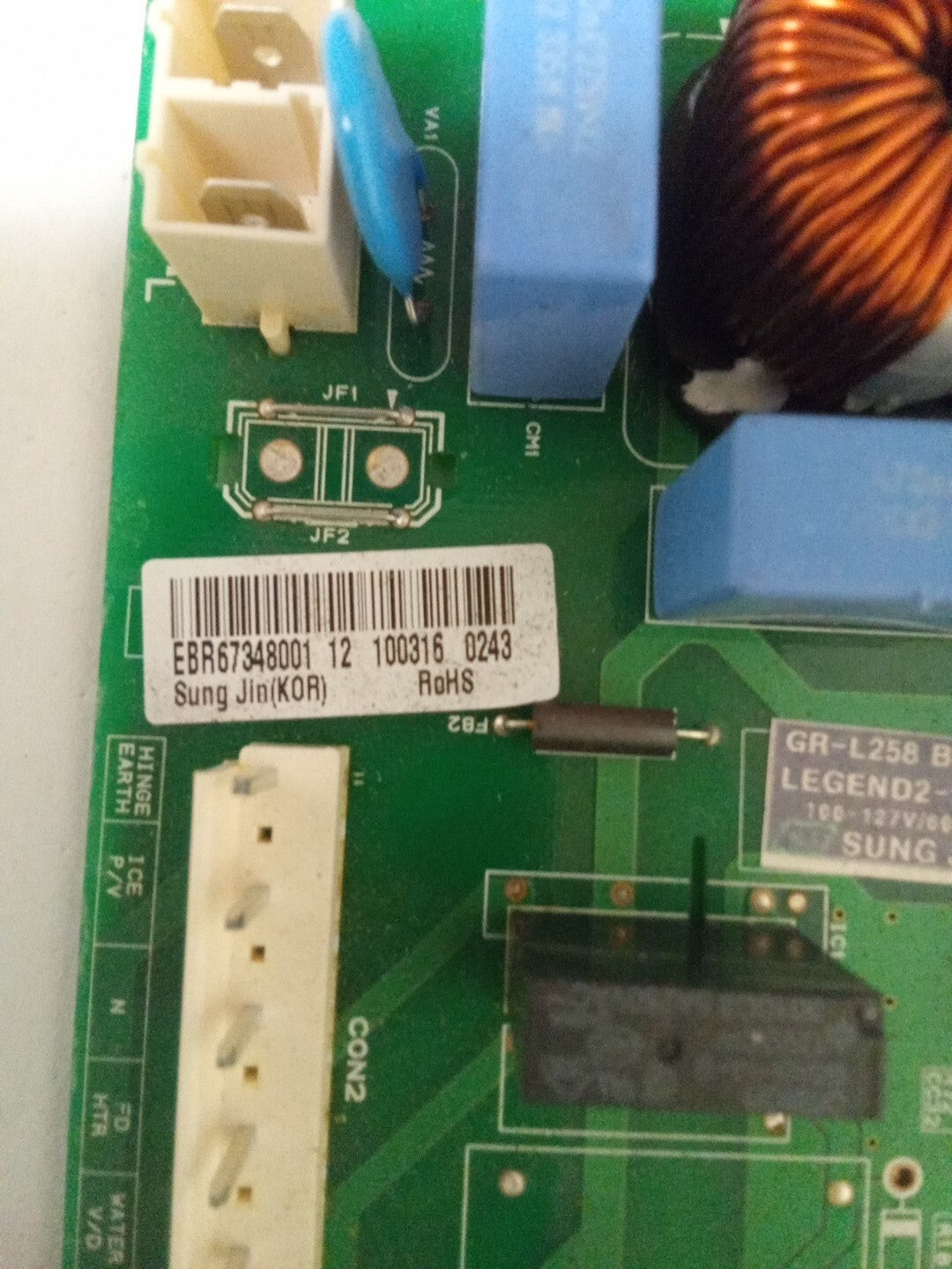 LG Fridge Control Board EBR67348001 AMK-27