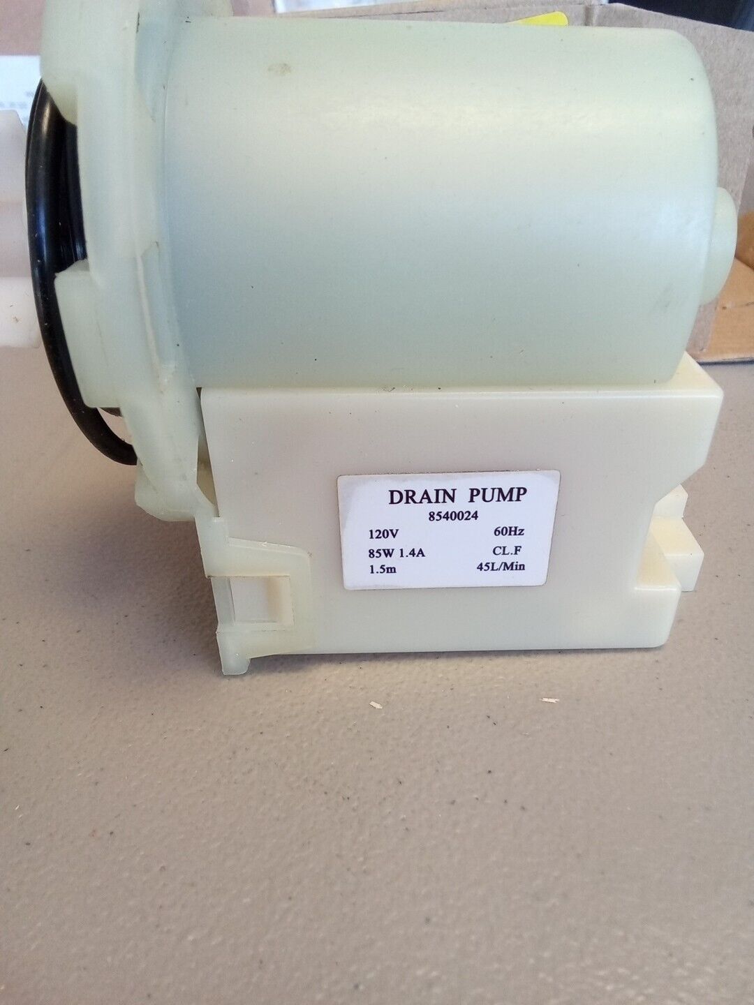 Front Load Washer Drain Pump for Whirlpool Washing Machine #8540024 WR24