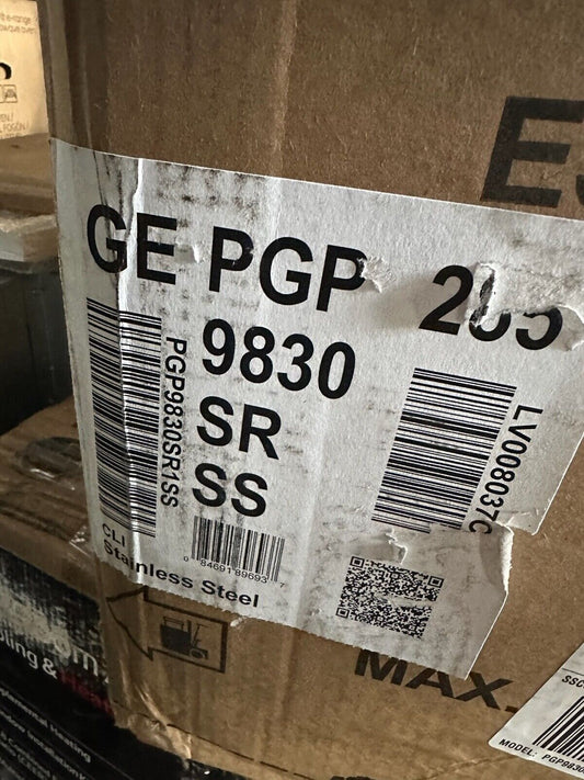 PGP9830SRSS GE 30 INCH BLACK  COOKTOP NEW IN BOX