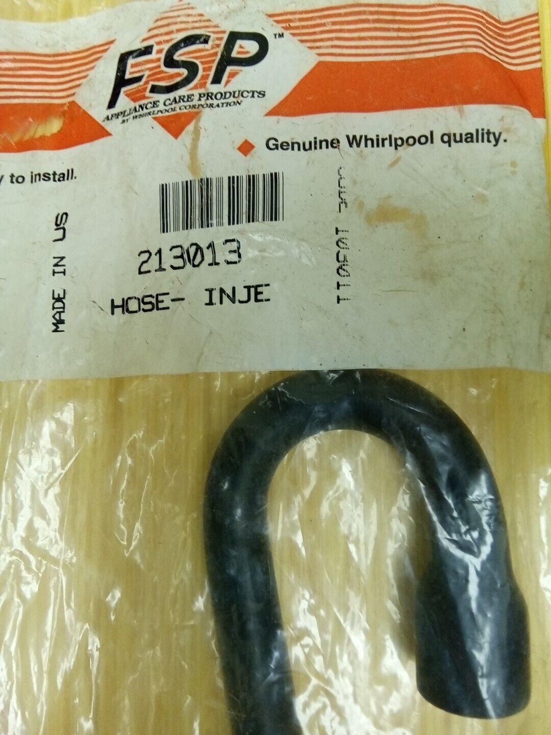 213013 Washer Injector Hose Whirlpool OEM (SEA 323)