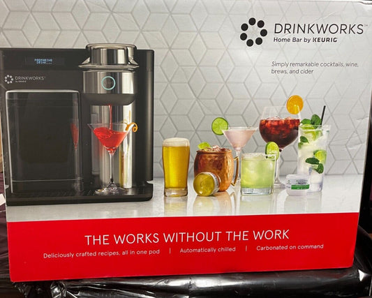 Drinkworks Home Bar By Keurig Cocktail Maker Brand New SH557