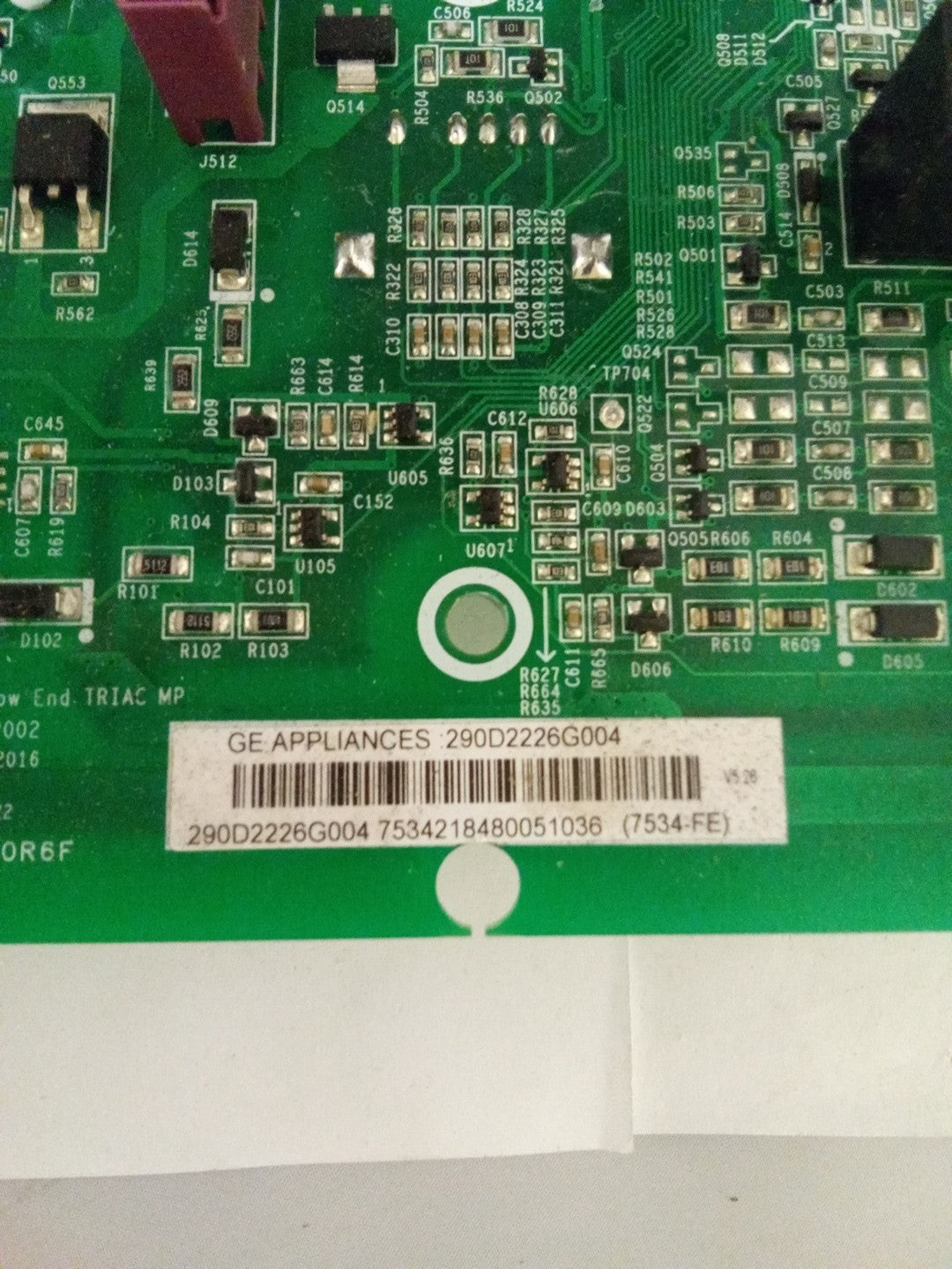 290D2226G004 GE Washer Control Board  AMK-318