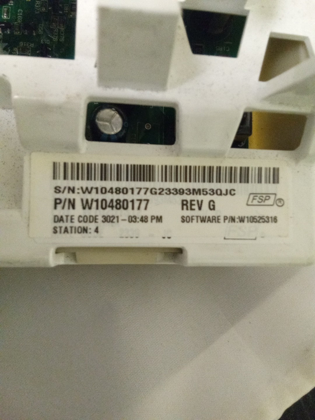 Whirlpool Washer Control W10480177 AMK-584