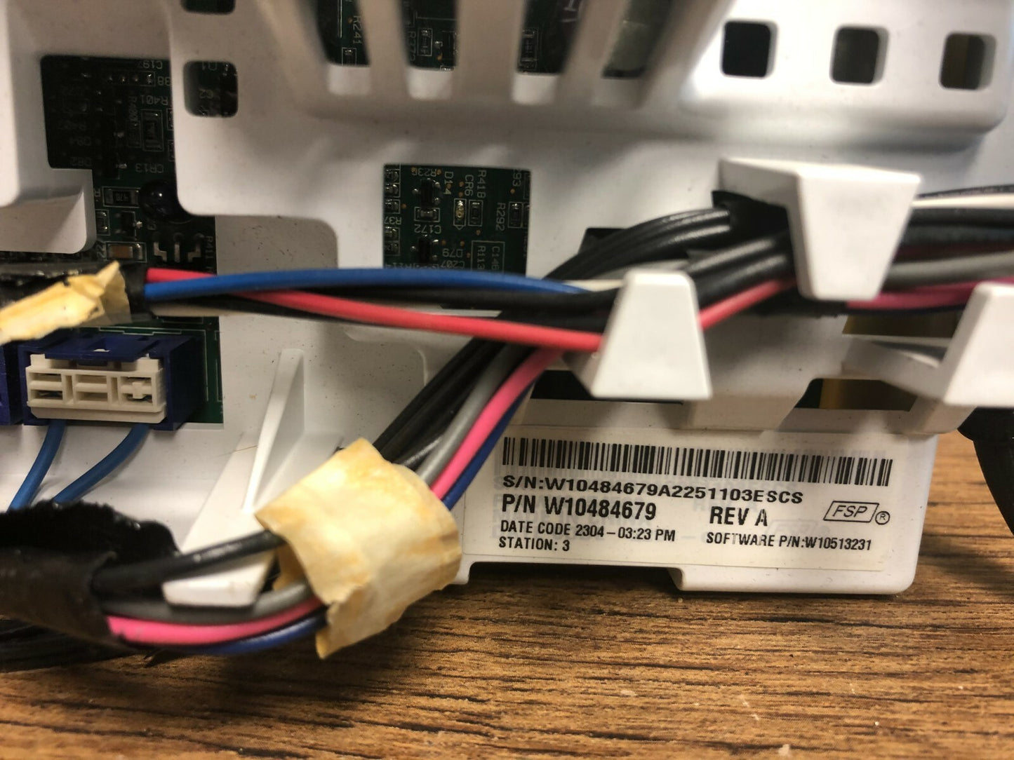Whirlpool Washer Main Control Board W10484679 REV A DC229