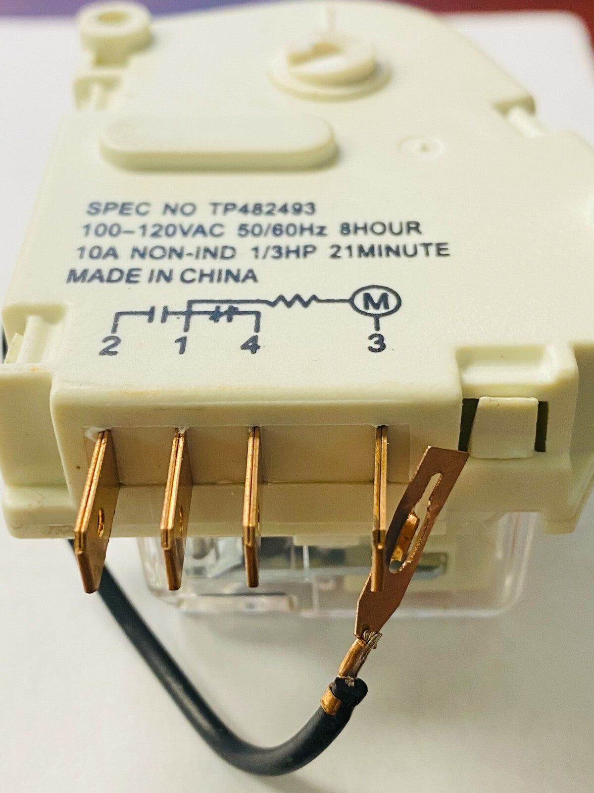 482493 Defrost Timer Control for Whirlpool W10822278 New In Box