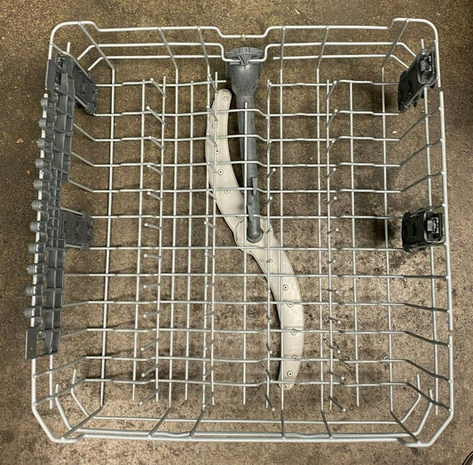 GE GDF530PGM0WW Dishwasher Upper Rack With Spray Arm Used SH477