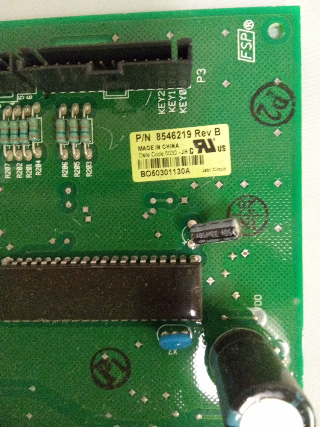 Whirlpool Dryer Control Board 8546219 AK-382