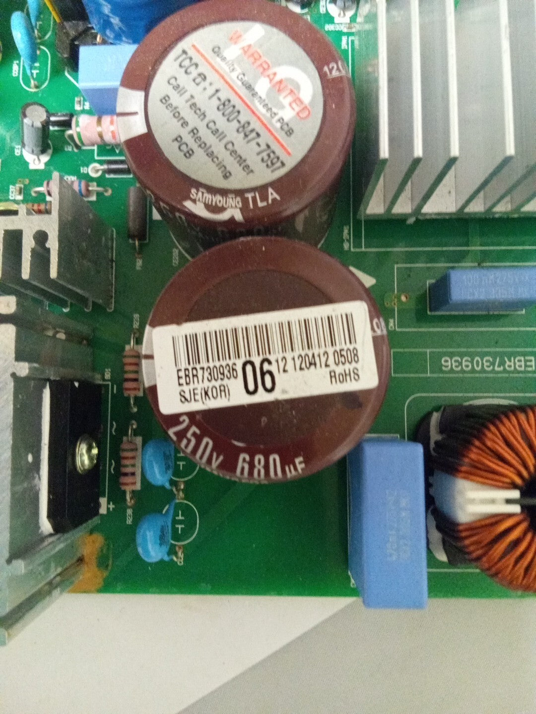 LG Refrigerator Control  Board EBR73093606 AK-841