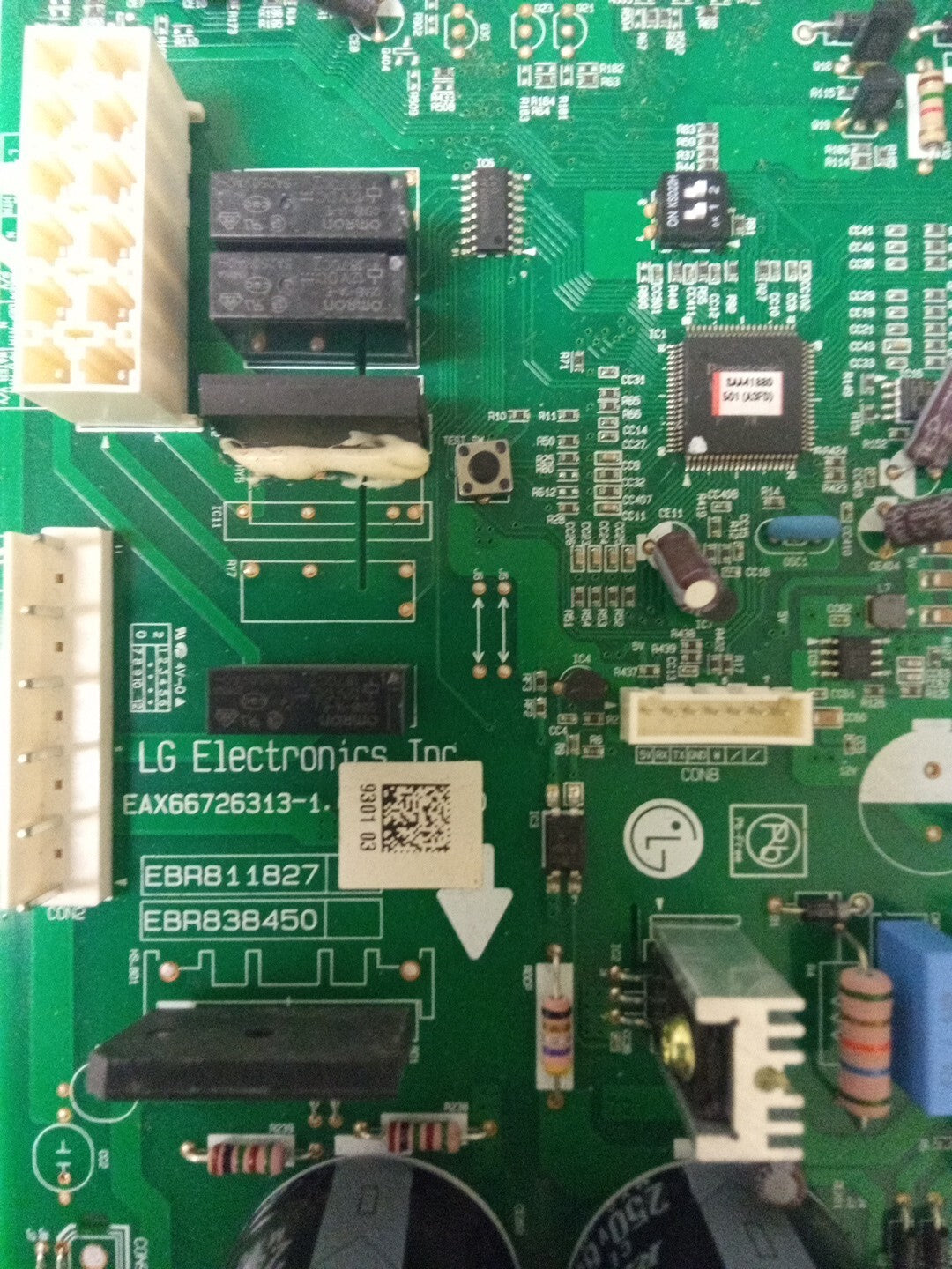 LG Refrigerator EBR30299301 Main Board AK-832