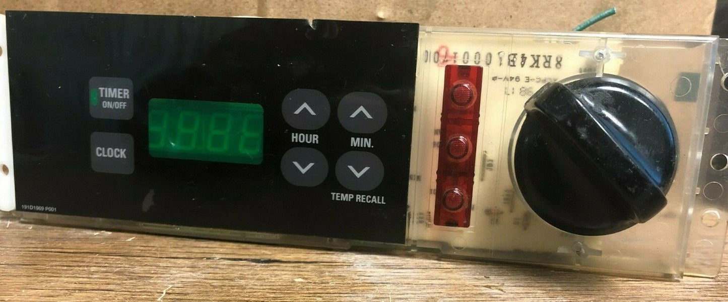 WB27T10078 GE Black Stove Range Control *DC375