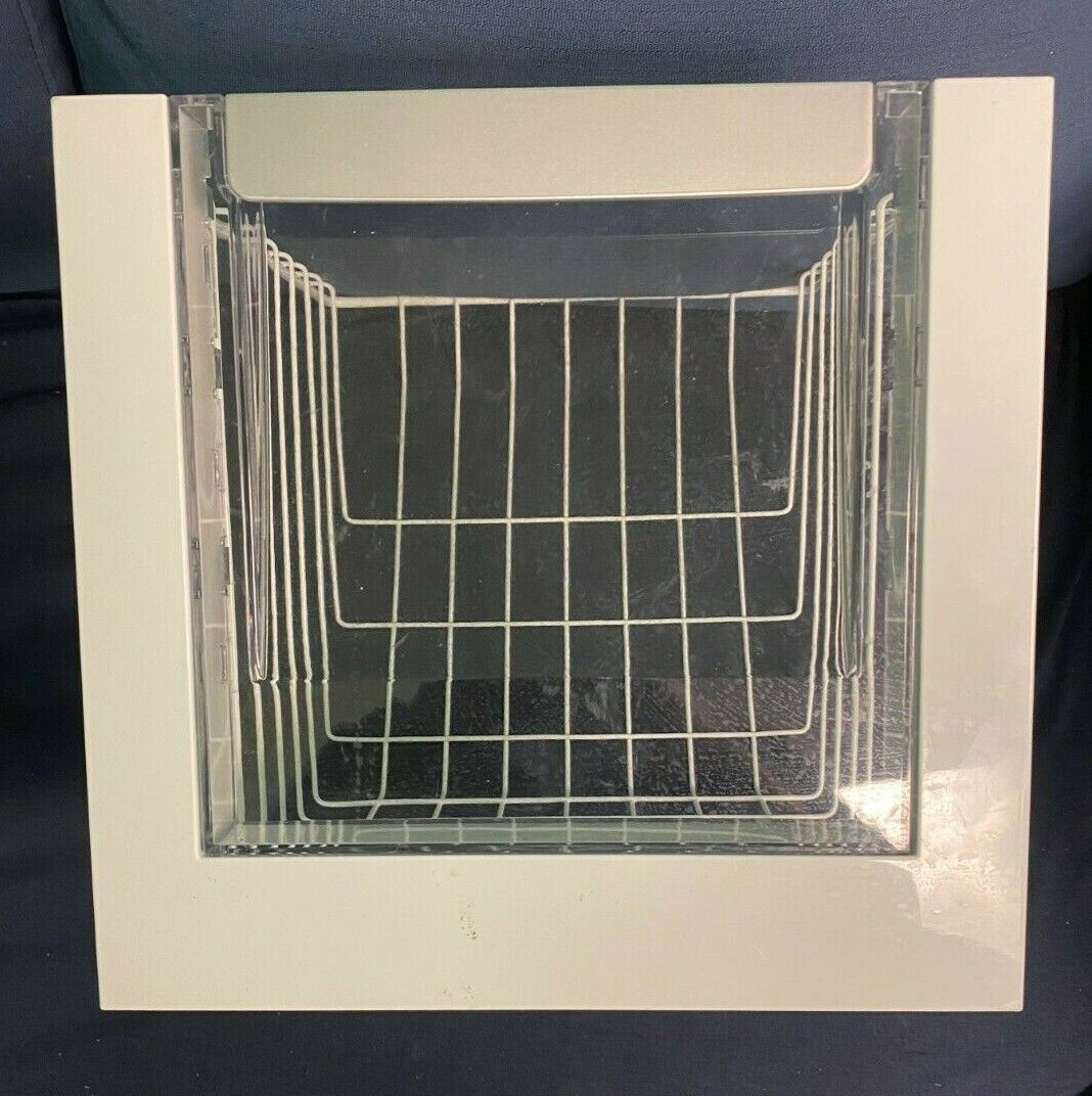 White Metal Wire Freezer Storage Basket Used 2417413 SH134