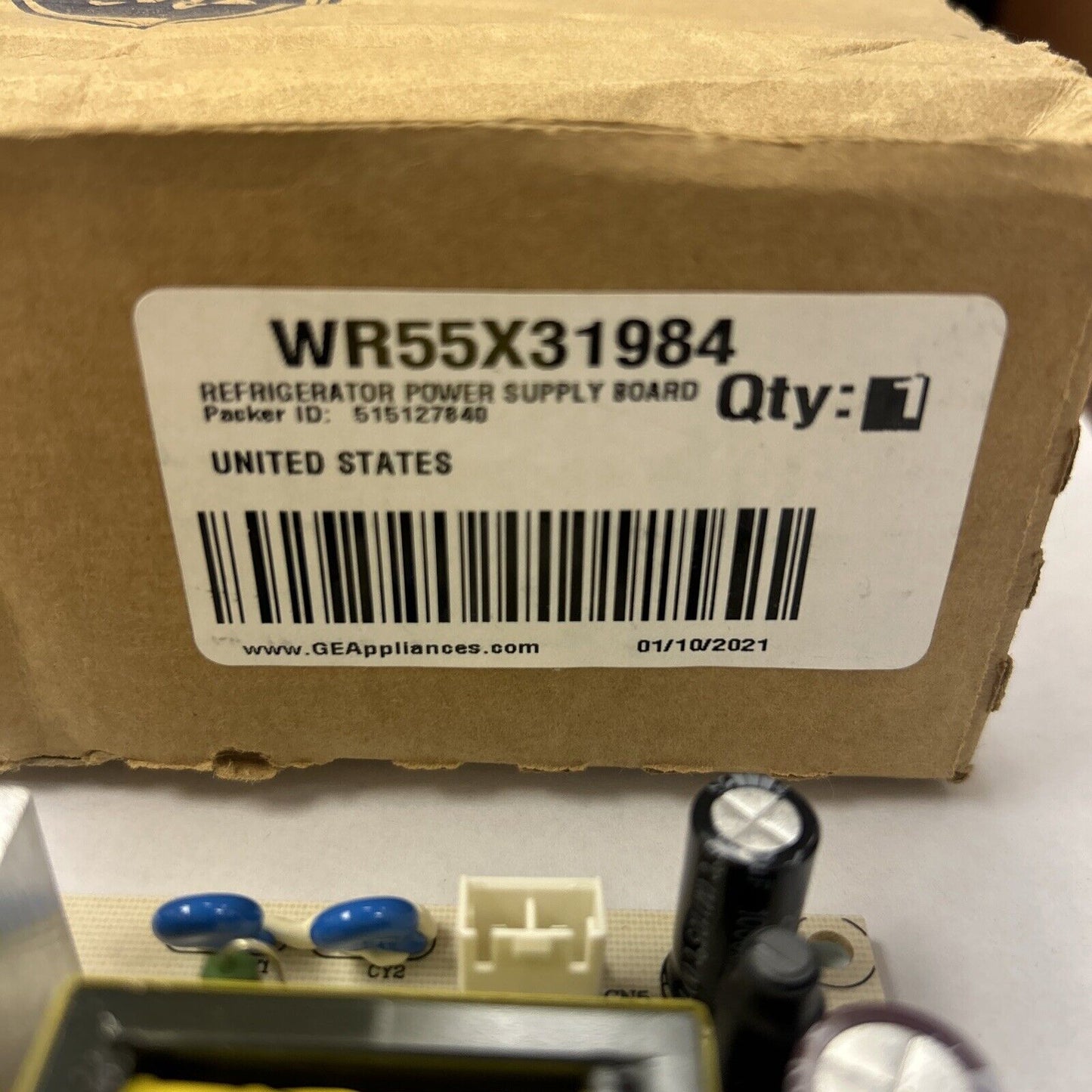 WR55X31984 GE  Refrigerator Power Supply Board AP503