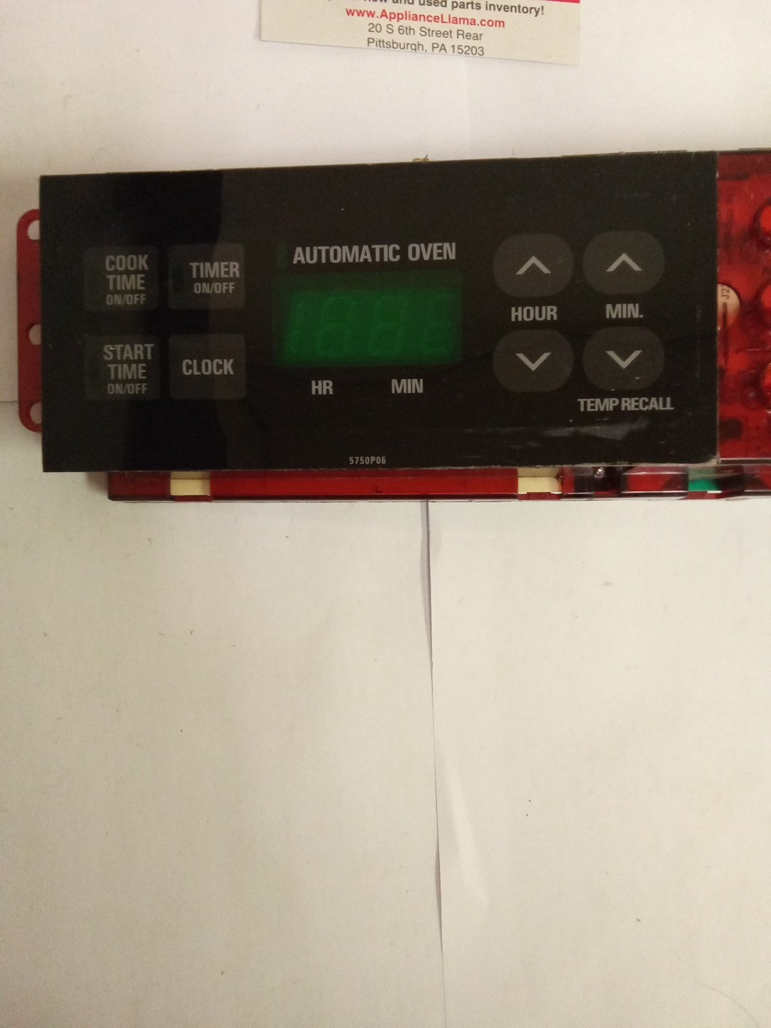 GE Range Control Board 183D6012P002 AMK-749