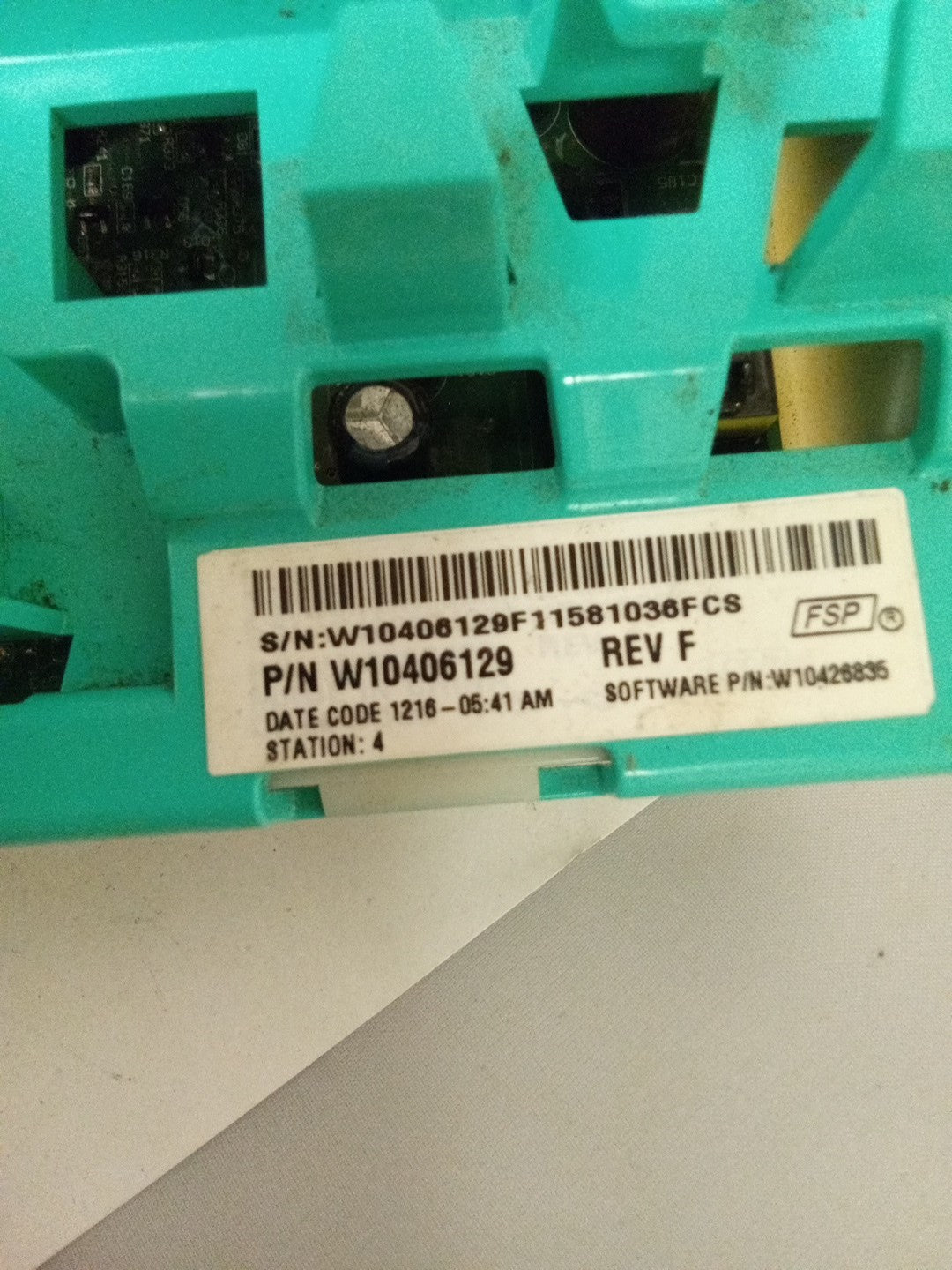 Whirlpool Washer Control W10406129 AMK-557