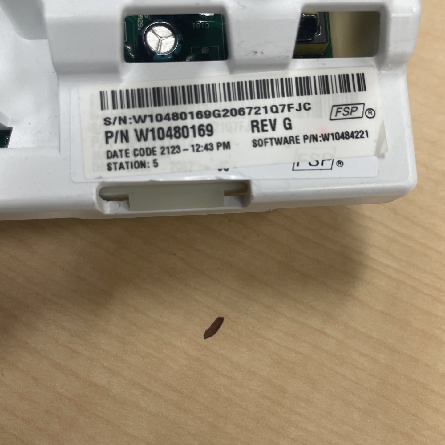 Kenmore W10480169 Washer Control Board BA53