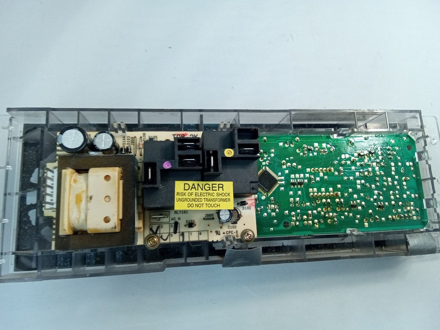 GE Range Control Board WB27T10231 02251112 191D2818P03 Black Used TM-213