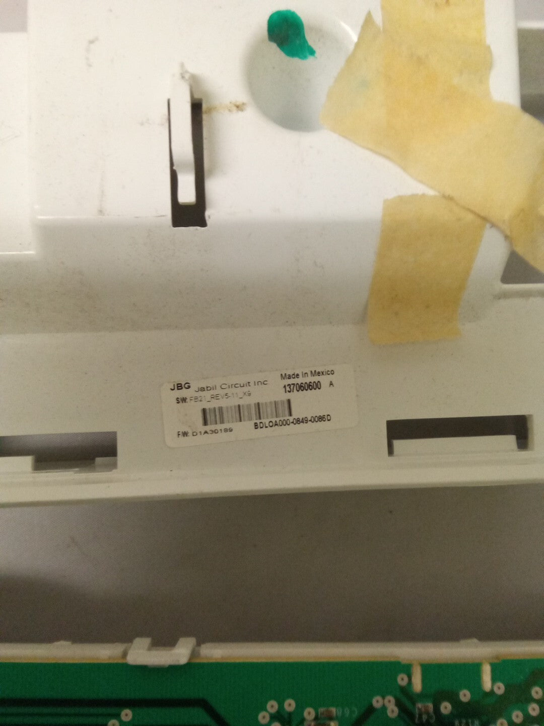 137060600 Frigidaire Washer Control Board AK-335